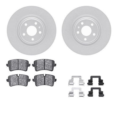 DFC Geospec Rotors with EURO 5000 Ceramic Brake Pads includes Hardware 4612-73046