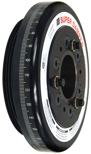ATI Damper 7.074in 4 Groove Rear Aluminum Pulley 10% Underdrive for Honda D