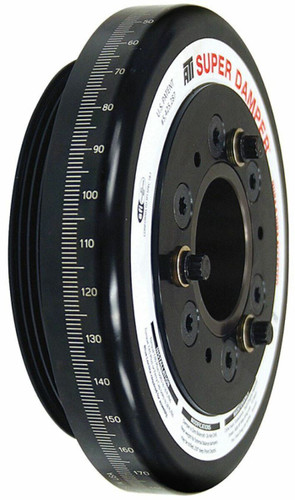 ATI Damper 7.074in 4 Groove Rear Aluminum Pulley 10% Underdrive for Honda D