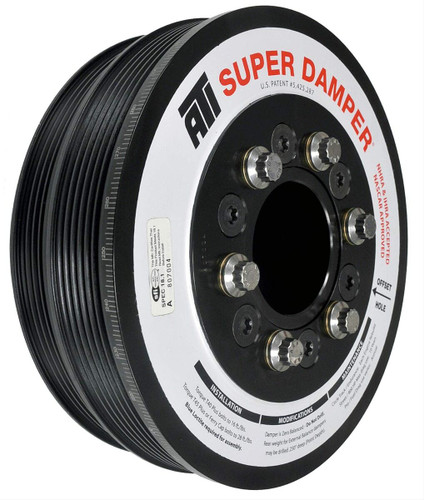 ATI Damper - 7.425in - Steel LW - 6/4 Grv - LS1/LS2 - F & V Body - 6 Bolt - 3 Ri