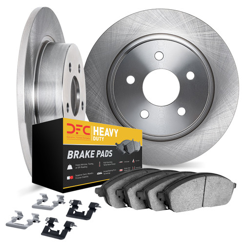 DFC Brake Rotor- HD Brake Pad - Hardware 6212-54017