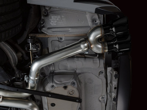 AWE Tuning AWE Track Edition Exhaust for Audi C8 S6/S7 - Diamond Black Tips
