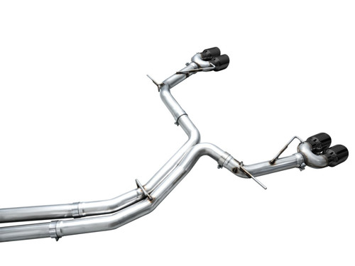 AWE Tuning AWE Track Edition Exhaust for Audi C8 S6/S7 - Diamond Black Tips