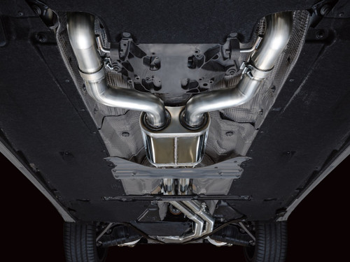 AWE Tuning AWE Track Edition Exhaust for Audi C8 S6/S7 - Chrome Silver Tips