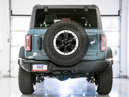 AWE Tuning AWE 0FG Catback Exhaust for Ford Bronco with BashGuard™ - no tips