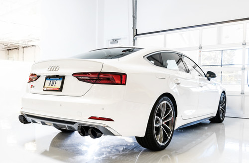 AWE Tuning AWE Touring Edition Exhaust for Audi B9 S4 - Diamond Black 102mm Tips