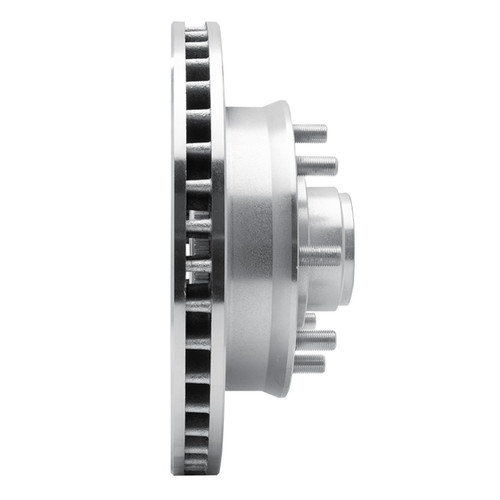 DFC Brake Rotor - Drilled and Slotted - Silver 631-48023R