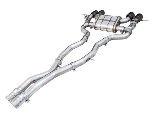 AWE Tuning AWE SwitchPath Catback Exhaust for BMW G8X M3/M4 - Chrome Silver Tips