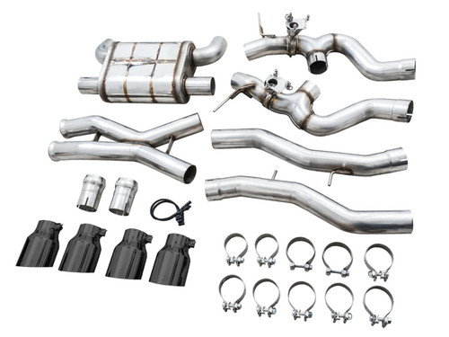 AWE Tuning AWE SwitchPath Catback Exhaust for BMW G8X M3/M4 - Chrome Silver Tips