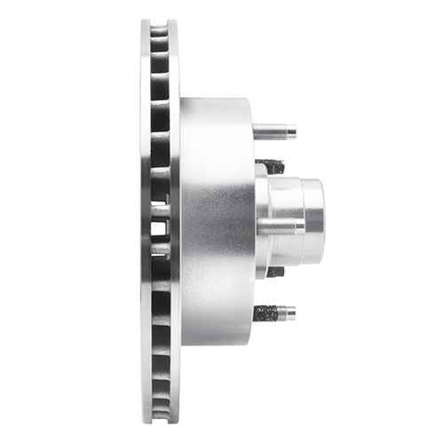 DFC Brake Rotor - Drilled and Slotted - Silver 631-54130R