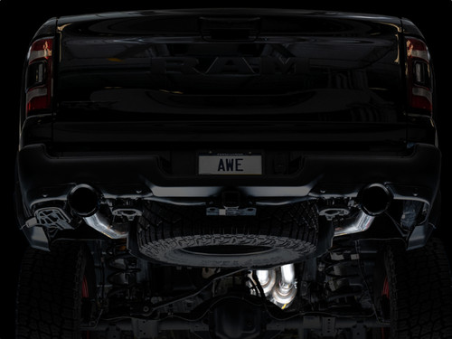 AWE Tuning AWE 0FG Catback Exhaust for RAM TRX - Diamond Black Tips