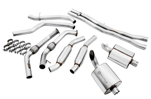 AWE Tuning AWE Touring Edition Exhaust for Audi B9 SQ5 - Resonated - No Tips (Tu