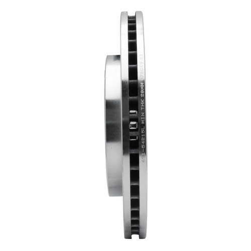 DFC Brake Rotor - Drilled and Slotted - Silver 631-54215L