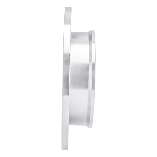 DFC Brake Rotor - Drilled and Slotted - Silver 631-76023R