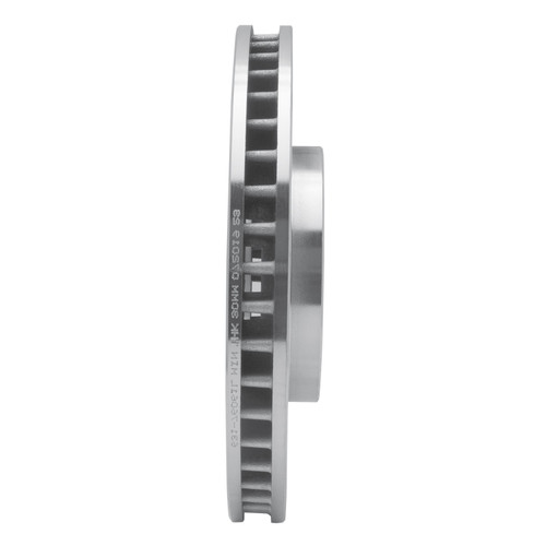 DFC Brake Rotor - Drilled and Slotted - Silver 631-76061R
