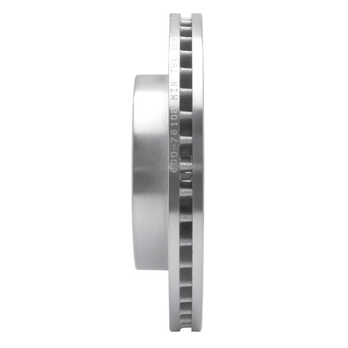 DFC Brake Rotor - Drilled and Slotted - Silver 631-76108L