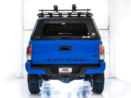 AWE Tuning AWE 0FG Exhaust with BashGuard for 3rd Gen Tacoma - No Tips