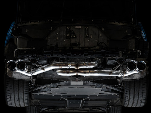 AWE Tuning AWE Track Edition Exhaust for C8 Corvette -- Chrome Silver Tips