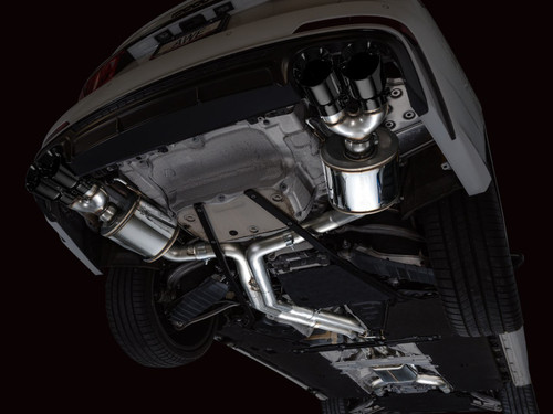 AWE Tuning AWE Touring Edition Exhaust for Audi C8 S6/S7 - Diamond Black Tips