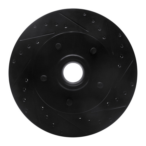 DFC Brake Rotor - Drilled and Slotted - Black 633-47065R