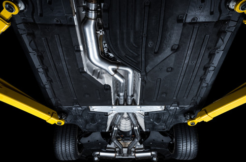 AWE Tuning AWE Resonated Touring Edition Exhaust for A90 Supra - 5" Chrome Silv