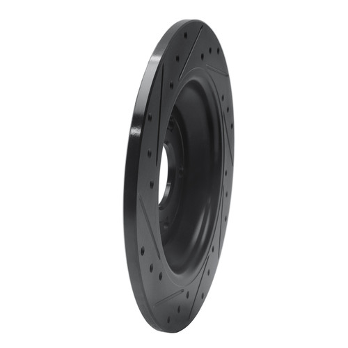DFC Brake Rotor - Drilled and Slotted - Black 633-54262R