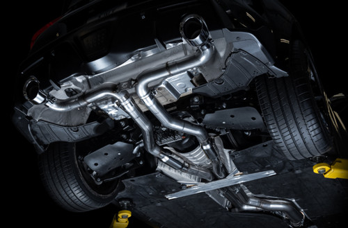 AWE Tuning AWE Resonated Track Edition Exhaust for A90 Supra - 5" Chrome Silver
