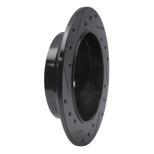 DFC Brake Rotor - Drilled and Slotted - Black 633-63015R