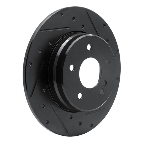 DFC Brake Rotor - Drilled and Slotted - Black 633-63032R