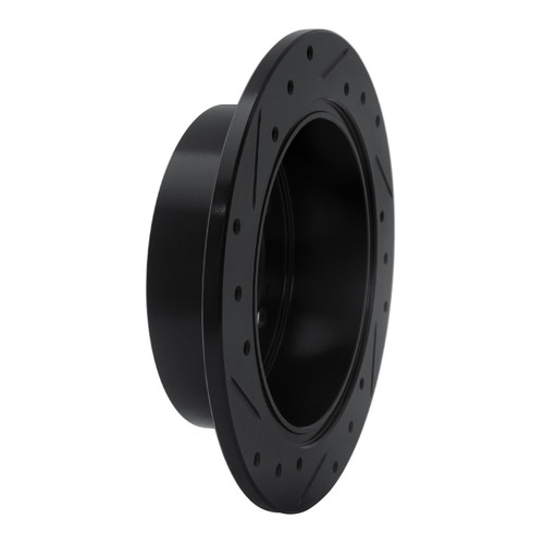 DFC Brake Rotor - Drilled and Slotted - Black 633-72028R