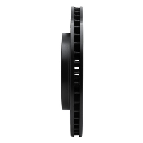 DFC Brake Rotor - Drilled and Slotted - Black 633-76129L