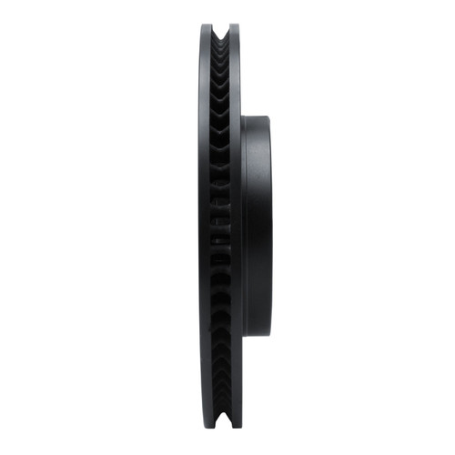 DFC Brake Rotor - Drilled & Slotted - Black 633-76154R