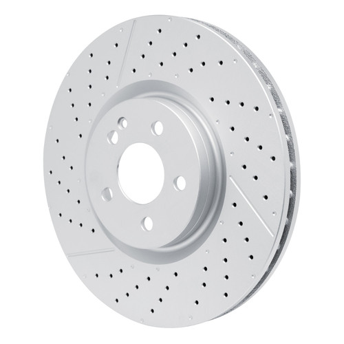 DFC GEOSPEC Coated Rotor - Drilled and Slotted 634-63151