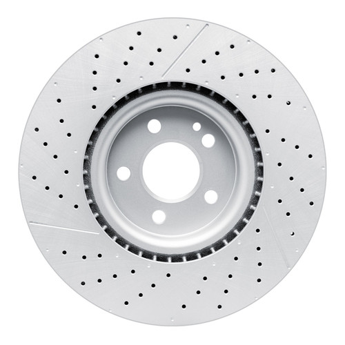 DFC GEOSPEC Coated Rotor - Drilled and Slotted 634-63151