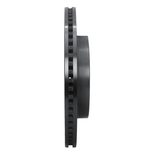 DFC Brake Rotor - Drilled and Slotted - Black 633-76155R
