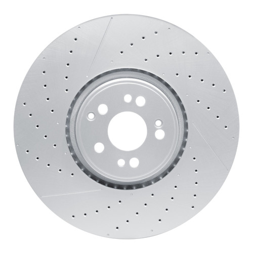 DFC GEOSPEC Coated Rotor - Drilled and Slotted 634-63191
