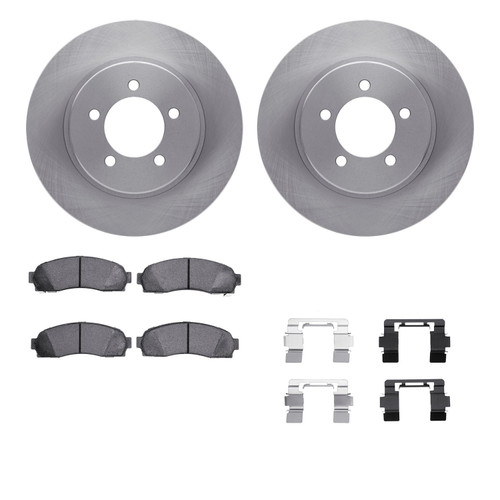 DFC Brake Rotor- HD Brake Pad - Hardware 6412-54197