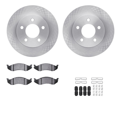 DFC Brake Rotor- HD Brake Pad - Hardware 6412-42085