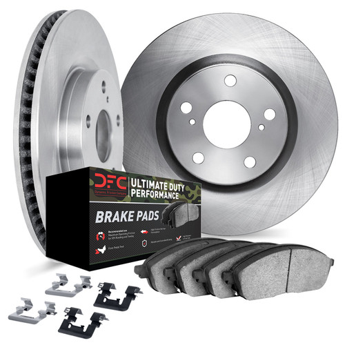 DFC Brake Rotor- HD Brake Pad - Hardware 6412-42085