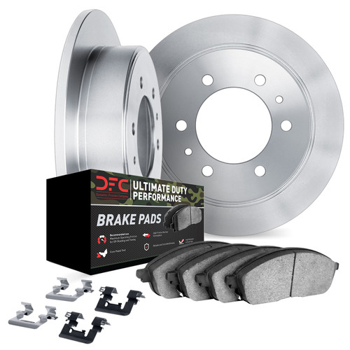 DFC Brake Rotor- HD Brake Pad - Hardware 6412-76007