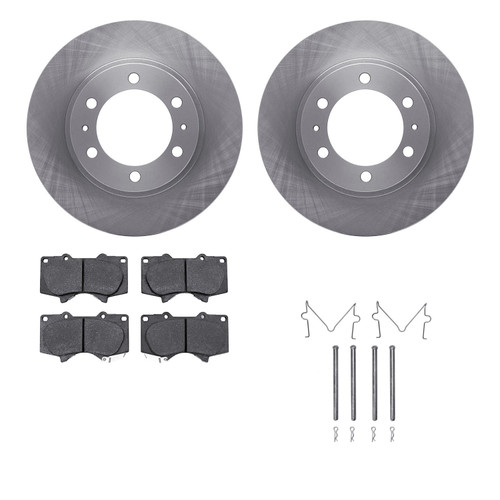 DFC Brake Rotor- HD Brake Pad - Hardware 6412-76049