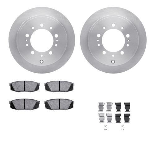 DFC Brake Rotor- HD Brake Pad - Hardware 6412-76058