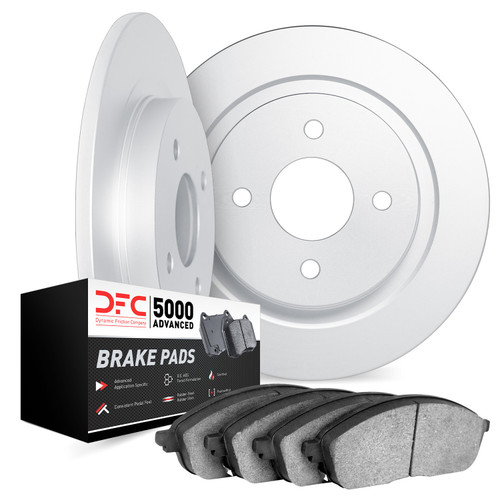 DFC Brake Rotor with 5000 Advanced Brake Pads 6502-28026