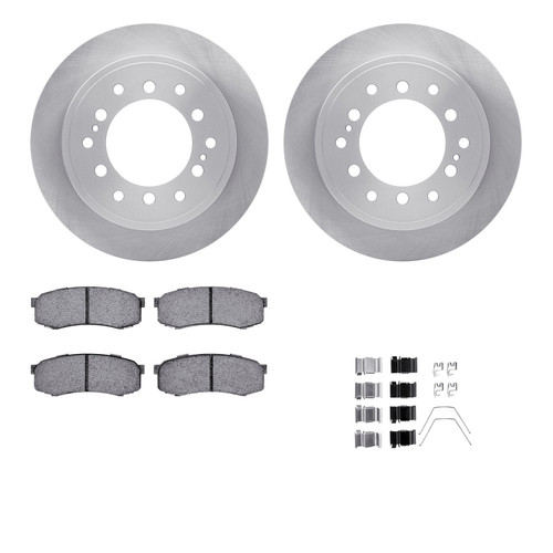 DFC Brake Rotor- HD Brake Pad - Hardware 6412-76067