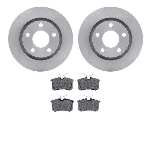 DFC Brake Rotor with 5000 Brake Pads 6502-74278