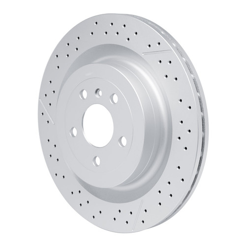DFC GEOSPEC Coated Rotor - Drilled and Slotted 634-63141