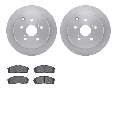DFC Brake Rotor with 5000 Advanced Brake Pads 6502-76534