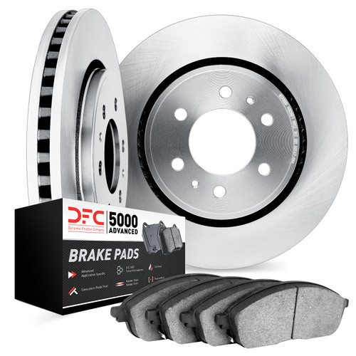 DFC Brake Rotor with 5000 Brake Pads 6502-40129