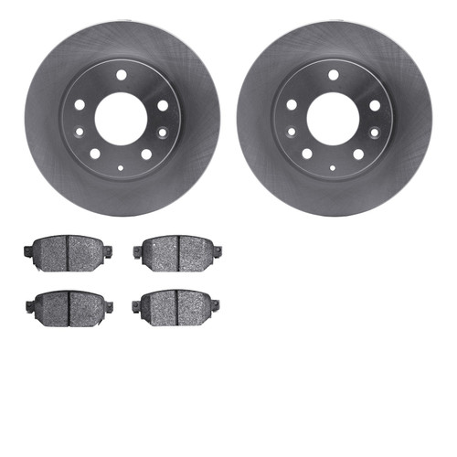 DFC Brake Rotor with 5000 Advanced Brake Pads 6502-80366