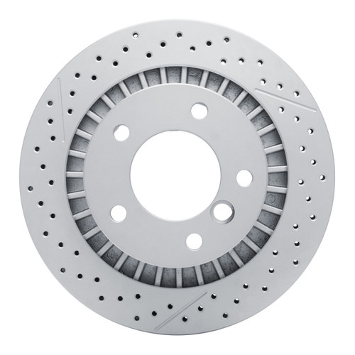 DFC GEOSPEC Coated Rotor - Drilled and Slotted 634-63148
